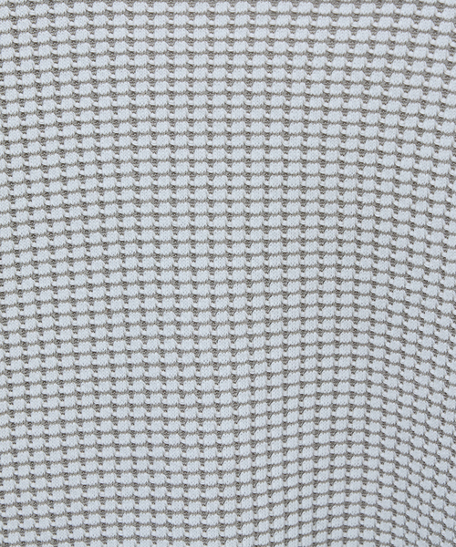 ABAHOUSE GRAY（アバハウスグレイ）の「【立体ビッグワッフル】 長袖Tシャツ（Tシャツ/カットソー・メンズ・ブラック/ホワイト/グレイッシュベージュ/グレイッシュブルー・46/48）」の11枚目の写真