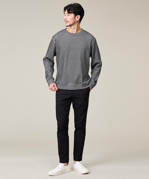 ABAHOUSE GRAY（アバハウスグレイ）の「【立体ビッグワッフル】 長袖Tシャツ（Tシャツ/カットソー・メンズ・ブラック/ホワイト/グレイッシュベージュ/グレイッシュブルー・46/48）」の16枚目の写真