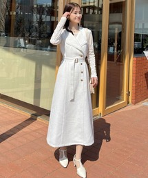 COCODEAL　 ポンチョ ロング ジレ ホワイト COCO DEAL ココディール ポンチョジレ ジレ ロングジレ ホワイト