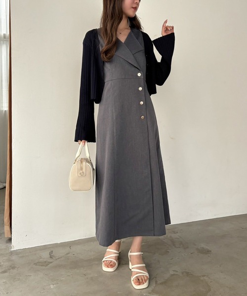 uncrave⭐︎ロングジレワンピース⭐︎ネイビー⭐︎美品 uncrave⭐︎ロングジレワンピース⭐︎ネイビー⭐︎美品超 安い