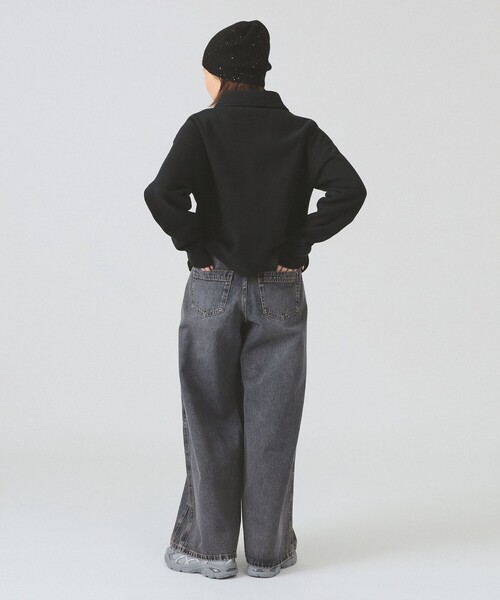 Ray BEAMS（レイビームス）の「【別注】Champion / ジップ スウェット（スウェット・レディース・ブラック/ブルー系その他/バーガンディー・MEDIUM）」の6枚目の写真