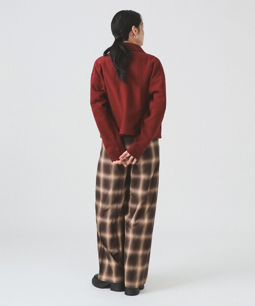 Ray BEAMS（レイビームス）の「【別注】Champion / ジップ スウェット（スウェット・レディース・ブラック/ブルー系その他/バーガンディー・MEDIUM）」の20枚目の写真