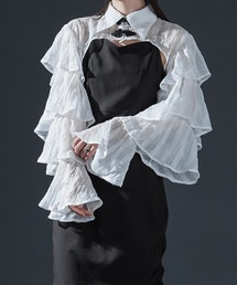 Ellno de Mavie ワンピース Tシャツ ラメ ホワイト 白 F Ellno de Mavie（エルノデメヴィ）｜ワンピース/ドレス一覧 - WEAR