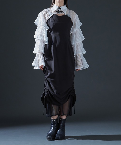 Ellno de Mavie（エルノデメヴィ）の「フリルスリーブチャイナボレロ 