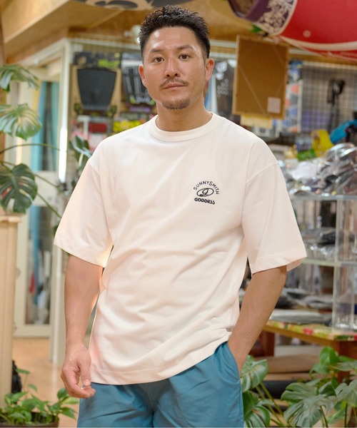 Sunny Smith(サニースミス)の「GODDESS embroidery Tee(Tシャツ/カットソー・メンズ・チャコール/オフホワイト・LARGE/MEDIUM)」の13枚目の写真