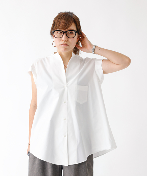 DESIGNWORKS / デザインワークス コットンノースリーブシャツ DESIGNWORKS（デザインワークス）の「コットンノースリーブ