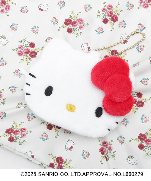 LAURA ASHLEY(ローラアシュレイ)の「【サンリオキャラクターズ コラボ】ハローキティ×ロザンヌ柄 パッカブルトートバッグ(エコバッグ/サブバッグ・レディース・ホワイト系3・00)」の2枚目の写真