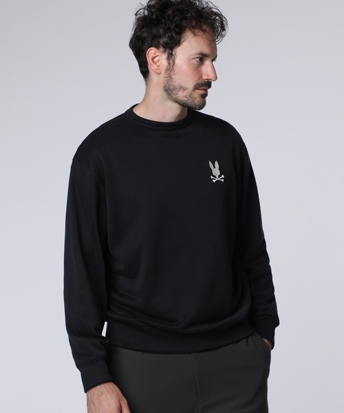 Psycho Bunny(サイコバニー)の「クルーネック スウェット(スウェット・メンズ・ブラック/グレイッシュベージュ・X-LARGE/LARGE/MEDIUM)」の2枚目の写真