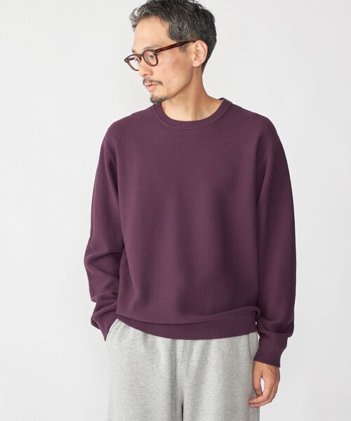 BRIEFING パープル セーター S BRIEFING パープル セーター S