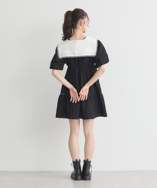 earth music&ecology(アースミュージックアンドエコロジー)の「セーラーカラーレース付け襟(付け襟・レディース・オフホワイト・FREE)」の10枚目の写真