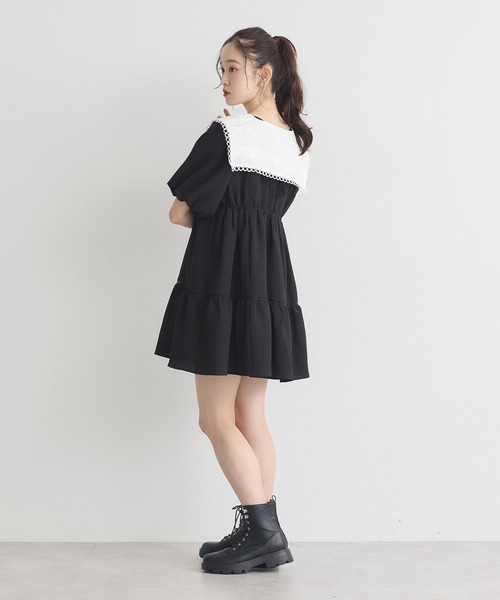 earth music&ecology(アースミュージックアンドエコロジー)の「セーラーカラーレース付け襟(付け襟・レディース・オフホワイト・FREE)」の9枚目の写真