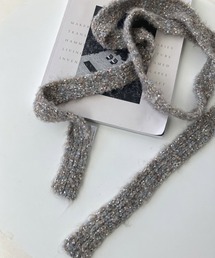 AS KNOW AS plus | アソート スリムニットマフラー(マフラー)