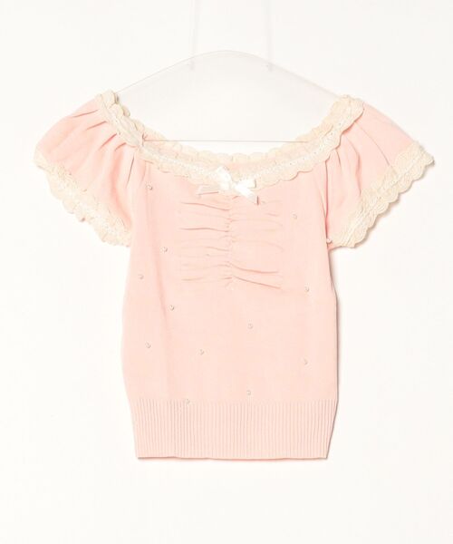 セール】Y2K レースカットソー トップス バレエコア ウィッシュコア（T