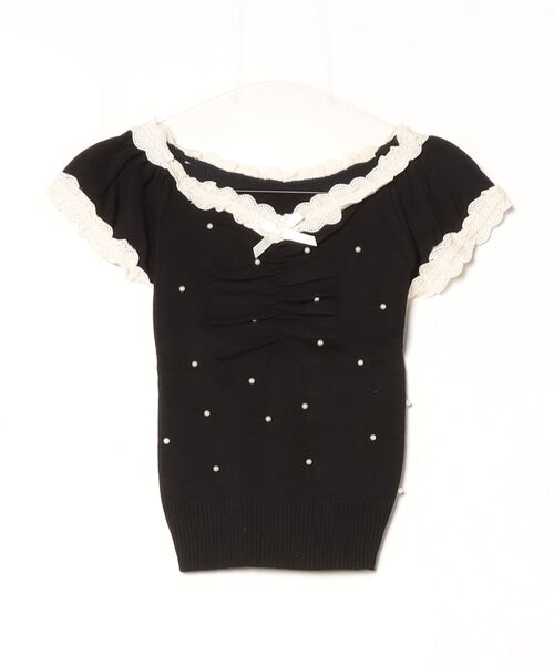 セール】Y2K レースカットソー トップス バレエコア ウィッシュコア（T