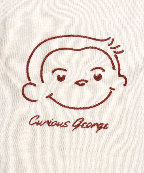 MARUKAWA(マルカワ)の「Curious George/おさるのジョージ オーバーサイズ ジャガード刺繍ニット レディース メンズ(ニット/セーター・レディース・アイボリー/ベージュ/スミクロ/ネイビー・L/LL/M)」の15枚目の写真