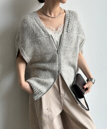 セール】【WEB限定】オーガンジーラメカーディガン（カーディガン