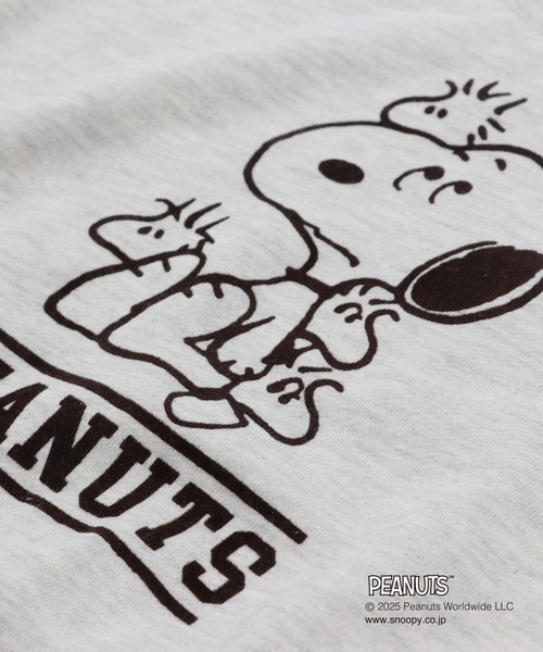 PEANUTS（ピーナッツ）の「〈ピーナッツ〉裏毛トレーナー（スウェット・キッズ・ブラック/チャコールグレー/ホワイト/オートミール・140/150/160/100/110/120/130）」の8枚目の写真