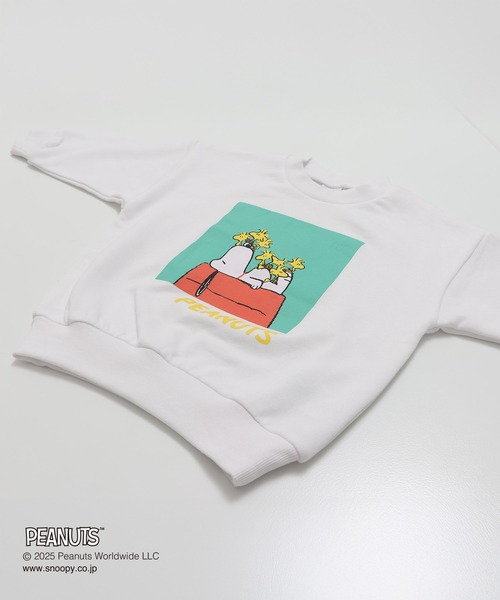 PEANUTS（ピーナッツ）の「〈ピーナッツ〉裏毛トレーナー（スウェット・キッズ・ブラック/チャコールグレー/ホワイト/オートミール・140/150/160/100/110/120/130）」の15枚目の写真