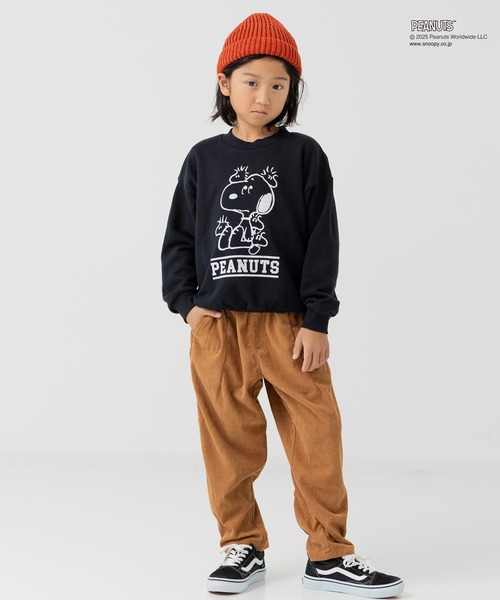 PEANUTS（ピーナッツ）の「〈ピーナッツ〉裏毛トレーナー（スウェット・キッズ・ブラック/チャコールグレー/ホワイト/オートミール・140/150/160/100/110/120/130）」の20枚目の写真