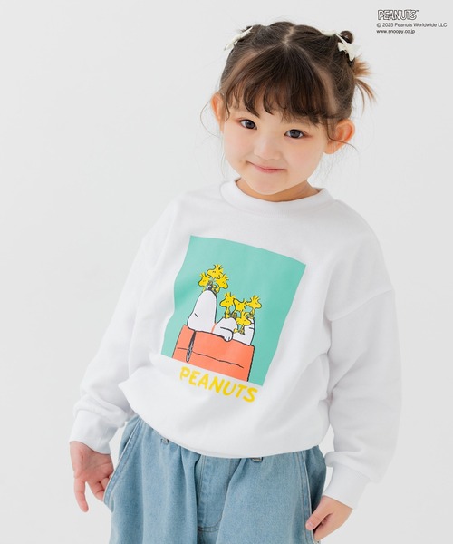 PEANUTS（ピーナッツ）の「〈ピーナッツ〉裏毛トレーナー（スウェット・キッズ・ブラック/チャコールグレー/ホワイト/オートミール・140/150/160/100/110/120/130）」の19枚目の写真