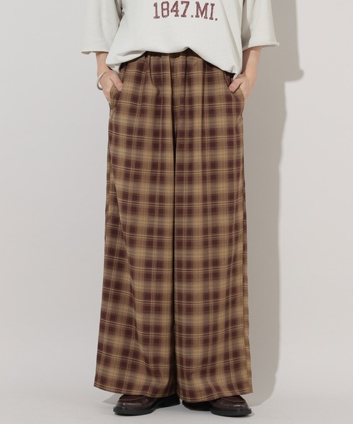 GEORGE'S（ジョージズ）の「オンブレチェックパンツ（その他パンツ・レディース・ブラック/ブルー/ブラウン・SMALL/MEDIUM）」の17枚目の写真