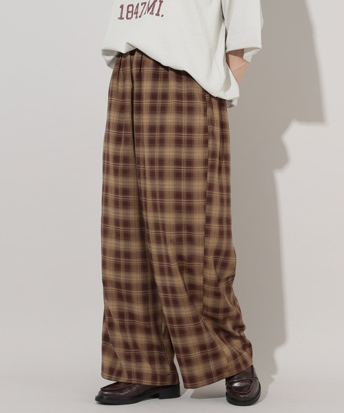 GEORGE'S（ジョージズ）の「オンブレチェックパンツ（その他パンツ・レディース・ブラック/ブルー/ブラウン・SMALL/MEDIUM）」の19枚目の写真