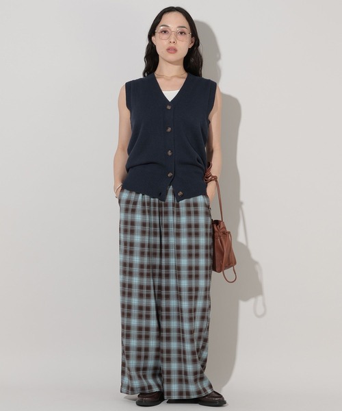 GEORGE'S（ジョージズ）の「オンブレチェックパンツ（その他パンツ・レディース・ブラック/ブルー/ブラウン・SMALL/MEDIUM）」の22枚目の写真