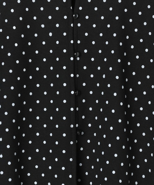 3.3 Field Trip （3.3フィールドトリップ）の「3.3 Field Trip／ドットフリルカーディガン（カーディガン/ボレロ・レディース・ブラック/ホワイト・FREE）」の9枚目の写真