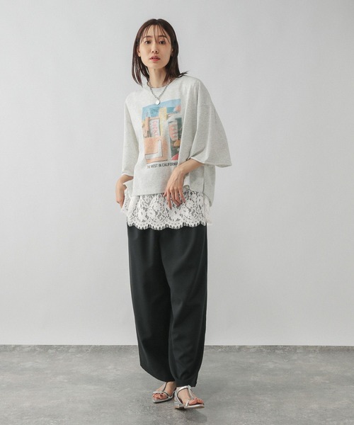 セール】ヘビロッT裾切り替えタンクトップ/575213（タンクトップ