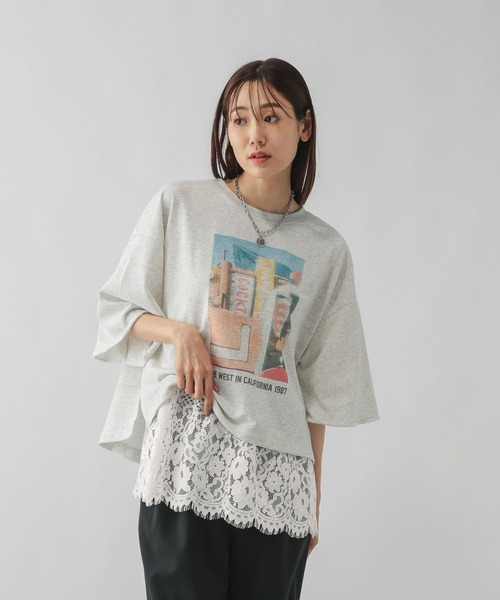 セール】ヘビロッT裾切り替えタンクトップ/575213（タンクトップ