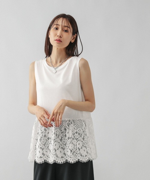 セール】ヘビロッT裾切り替えタンクトップ/575213（タンクトップ