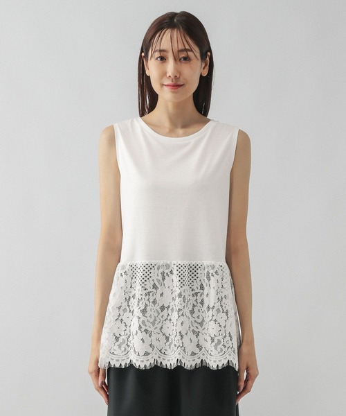 セール】ヘビロッT裾切り替えタンクトップ/575213（タンクトップ