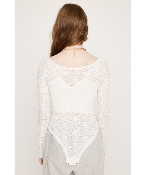 LACE BODY SUITS レース ボディスーツ 秋服（Tシャツ/カットソー