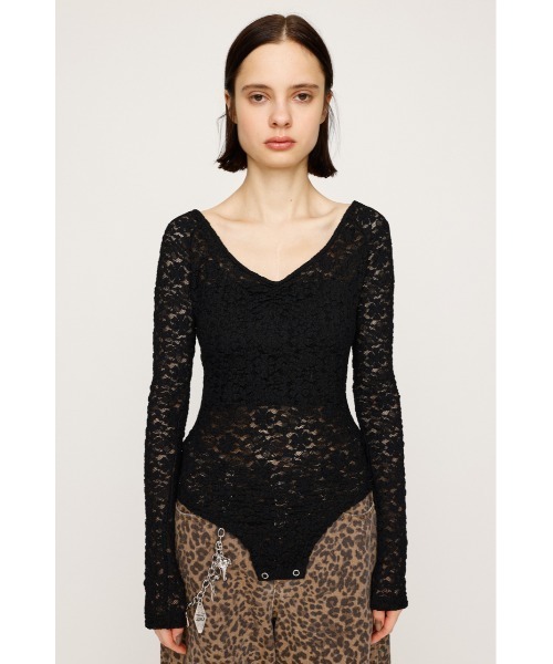 セール】LACE BODY SUITS レース ボディスーツ 秋服（Tシャツ