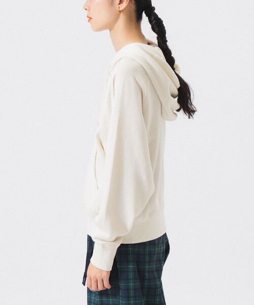 SCREEN STARS（スクリーンスターズ）の「【別注】SCREEN STARS / フルジップ パーカー（パーカー・レディース・オフホワイト/オレンジ/ネイビー・ONE SIZE）」の9枚目の写真