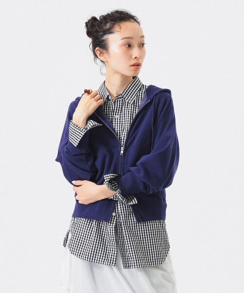 SCREEN STARS（スクリーンスターズ）の「【別注】SCREEN STARS / フルジップ パーカー（パーカー・レディース・オフホワイト/オレンジ/ネイビー・ONE SIZE）」の19枚目の写真