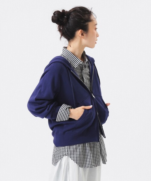 SCREEN STARS（スクリーンスターズ）の「【別注】SCREEN STARS / フルジップ パーカー（パーカー・レディース・オフホワイト/オレンジ/ネイビー・ONE SIZE）」の21枚目の写真