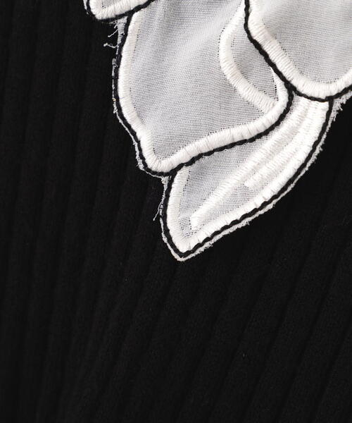 PROPORTION BODY DRESSING（プロポーションボディドレッシング）の「レース襟付きニット / 1215270923（ニット/セーター・レディース・ブラック/ピンク/ダークグレー・FREE）」の11枚目の写真