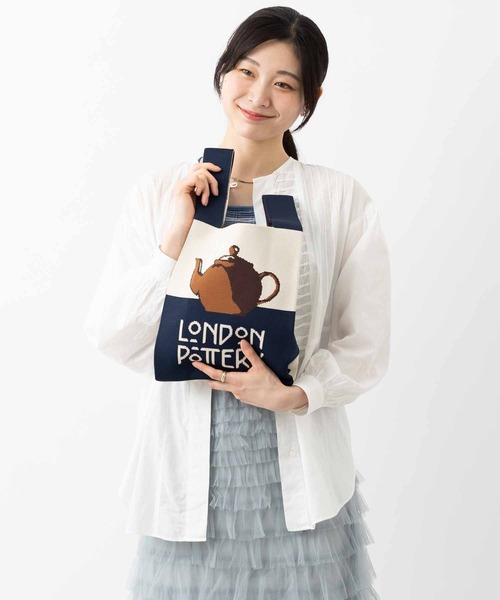 London Pottery（ロンドンポッタリー）の「LONDON POTTERY  ロンドンポタリー 公式ニットトートバッグ（トートバッグ・レディース・その他4/その他1/その他2/その他3/その他5/その他6・FREE）」の4枚目の写真