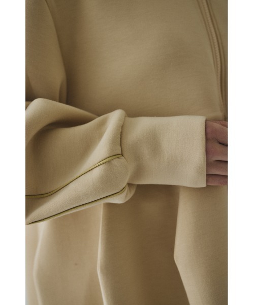 HeRIN.CYE(ヘリンドットサイ)の「Feels foodie cardigan フィールズフーディーカーディガン(カーディガン/ボレロ・レディース・ブラック/ベージュ/グレー・FREE)」の20枚目の写真