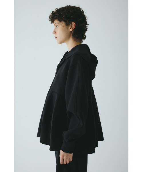 HeRIN.CYE(ヘリンドットサイ)の「Feels foodie cardigan フィールズフーディーカーディガン(カーディガン/ボレロ・レディース・ブラック/ベージュ/グレー・FREE)」の15枚目の写真