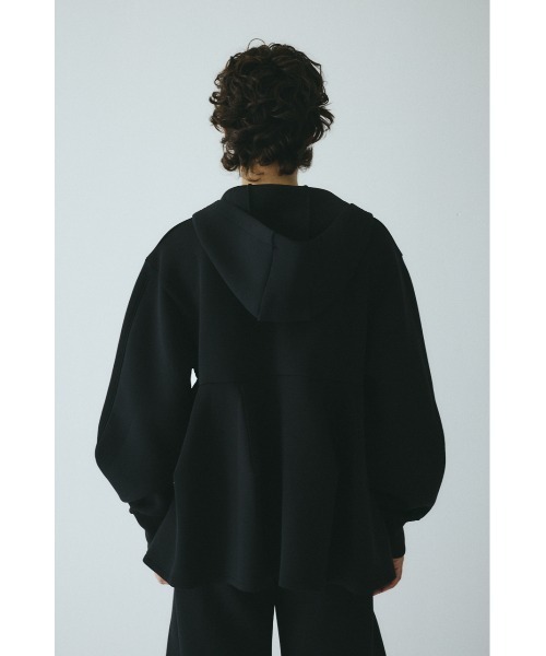 HeRIN.CYE(ヘリンドットサイ)の「Feels foodie cardigan フィールズフーディーカーディガン(カーディガン/ボレロ・レディース・ブラック/ベージュ/グレー・FREE)」の14枚目の写真