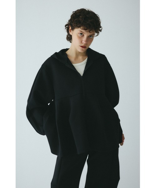 HeRIN.CYE(ヘリンドットサイ)の「Feels foodie cardigan フィールズフーディーカーディガン(カーディガン/ボレロ・レディース・ブラック/ベージュ/グレー・FREE)」の13枚目の写真