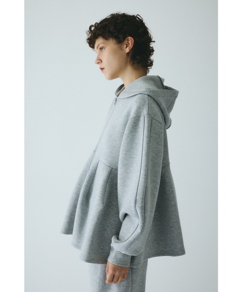 HeRIN.CYE(ヘリンドットサイ)の「Feels foodie cardigan フィールズフーディーカーディガン(カーディガン/ボレロ・レディース・ブラック/ベージュ/グレー・FREE)」の11枚目の写真