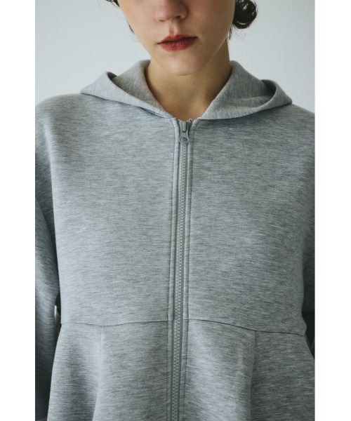 HeRIN.CYE(ヘリンドットサイ)の「Feels foodie cardigan フィールズフーディーカーディガン(カーディガン/ボレロ・レディース・ブラック/ベージュ/グレー・FREE)」の8枚目の写真