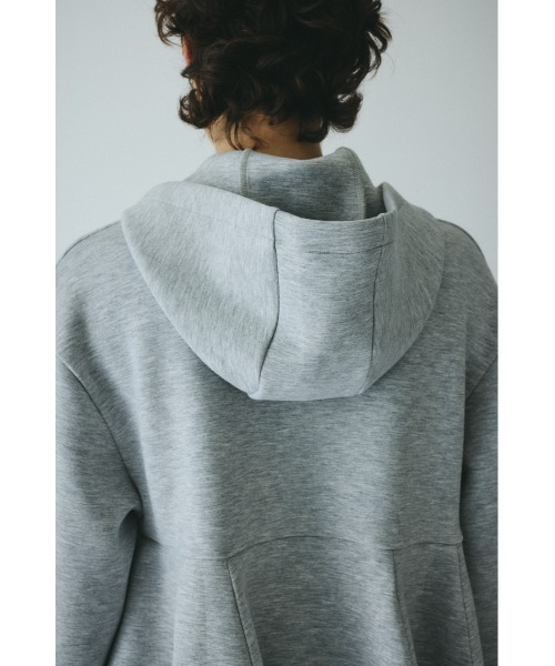 HeRIN.CYE(ヘリンドットサイ)の「Feels foodie cardigan フィールズフーディーカーディガン(カーディガン/ボレロ・レディース・ブラック/ベージュ/グレー・FREE)」の7枚目の写真