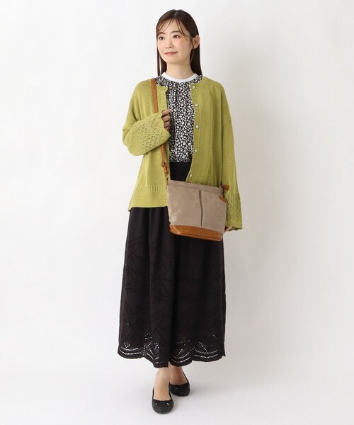 one'sterrace(ワンズテラス)の「Legato Largo 撥水ドット バケツ型ショルダー(ショルダーバッグ・レディース・ベージュ系その他7/ブラック系8/オリーブ系3・99)」の19枚目の写真