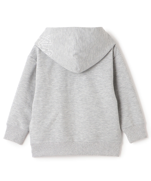 XLARGE KIDS（エクストララージキッズ）の「総ロゴジップパーカー（パーカー・キッズ・ブラック/トップグレー・90cm/100cm/120cm/130cm/80ｃｍ/110cm/140cm）」の3枚目の写真