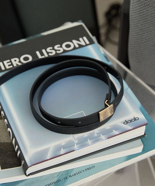 AMERICAN HOLIC（アメリカンホリック）の「スクエアプレートベルト（ベルト・レディース・ブラウン/ブラック・FREE）」の9枚目の写真