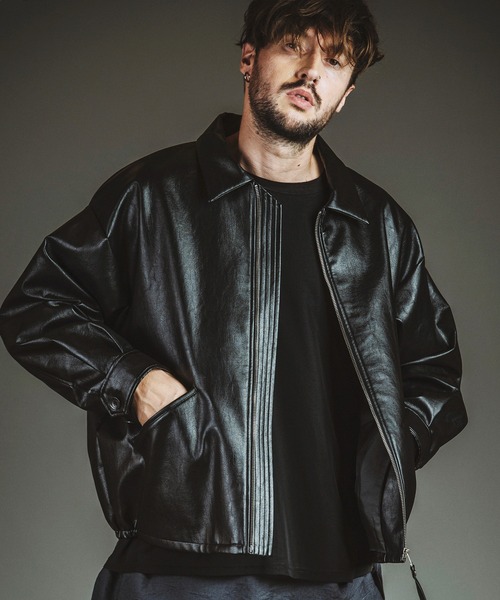 NO ID.（ノーアイディ）の「【NO ID.】Synthetic Leather Zip Big